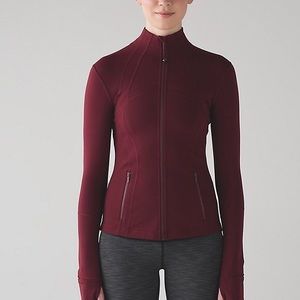 Luluemon Maroon Lace Define Jacket - Size 2